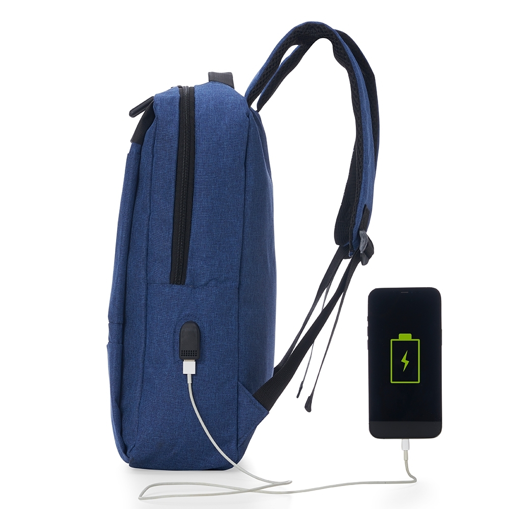Mochila de Nylon USb - Imagem 2