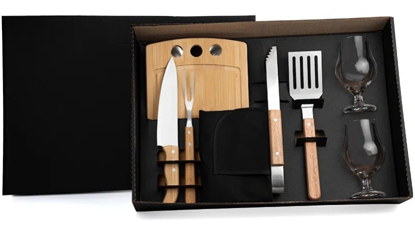 Kit Para Churrasco 10 peças Personalizado. - Imagem 2