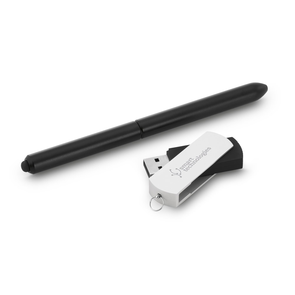 Conjunto esferográfica e pen drive Personalizado - Imagem 2