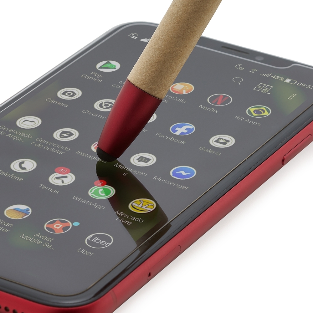 Caneta Ecológica Touch com Suporte Personalizada - Imagem 5