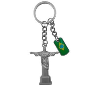 Chaveiro De Metal Brasil Personalizado